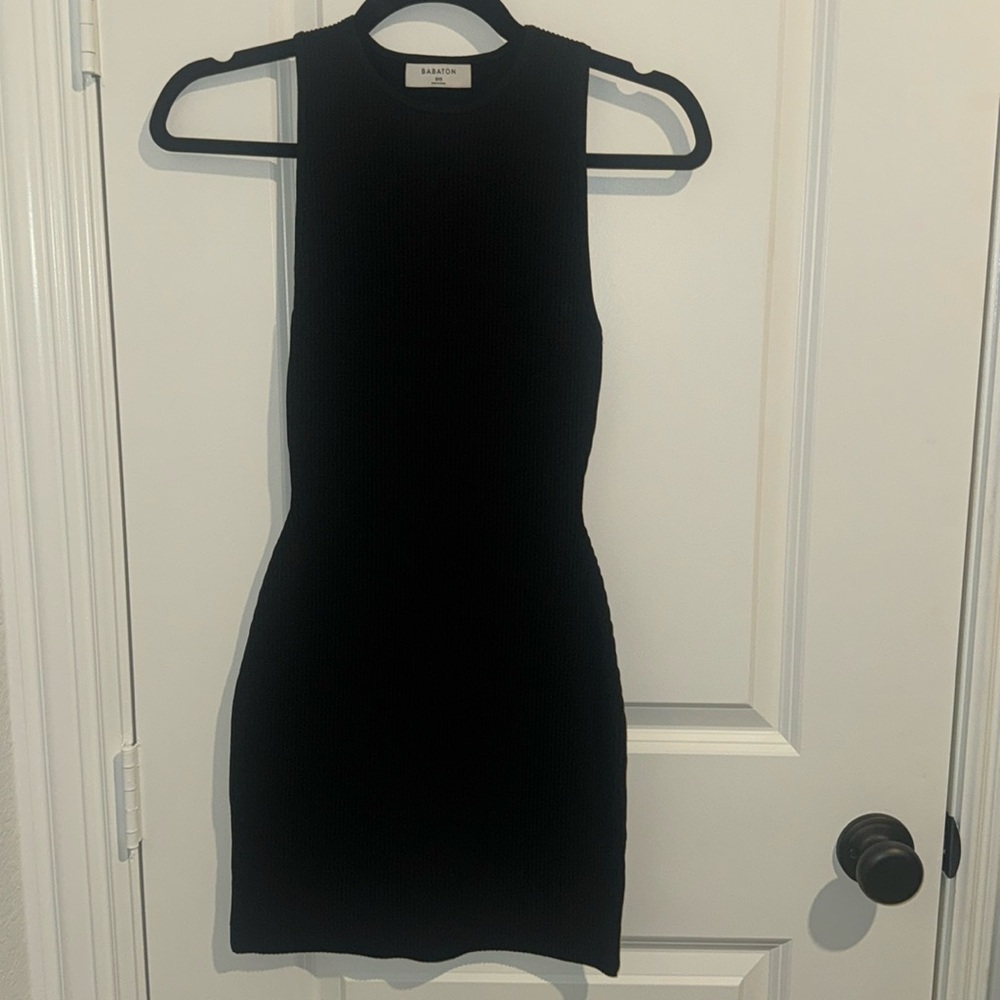 ARITZIA black ribbed minidress
